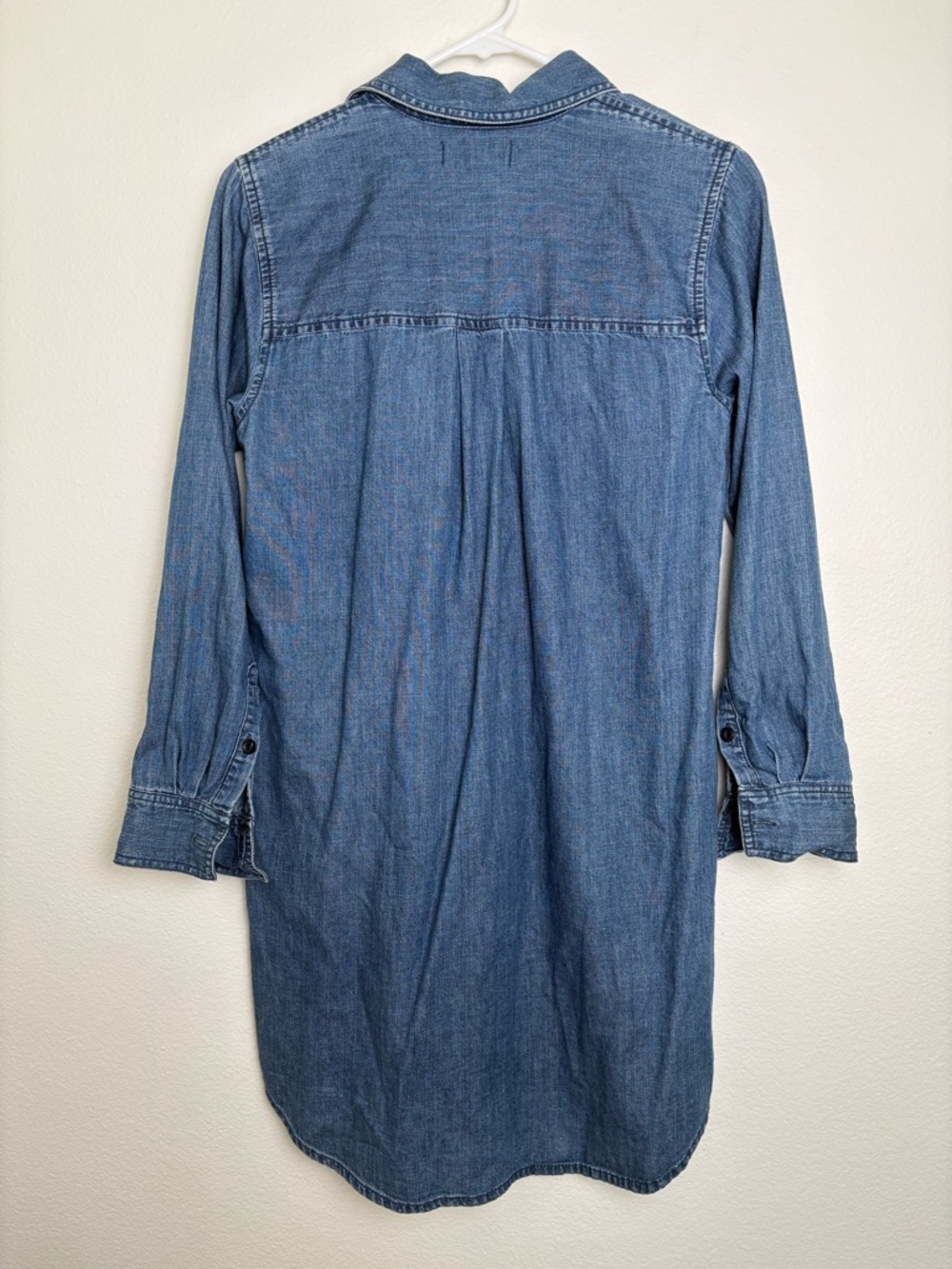 Madewell Denim Popover Shirtdress Size Small - Picture 5 of 11